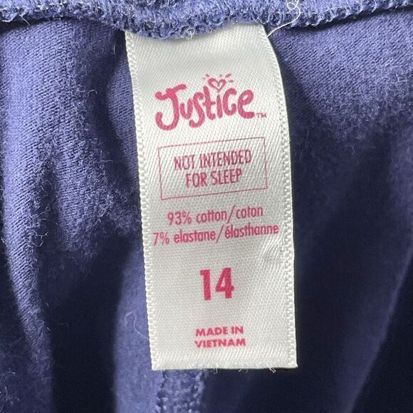 JUSTICE leggings white gold unicorns girl's size 14‎ - Picture 4 of 5